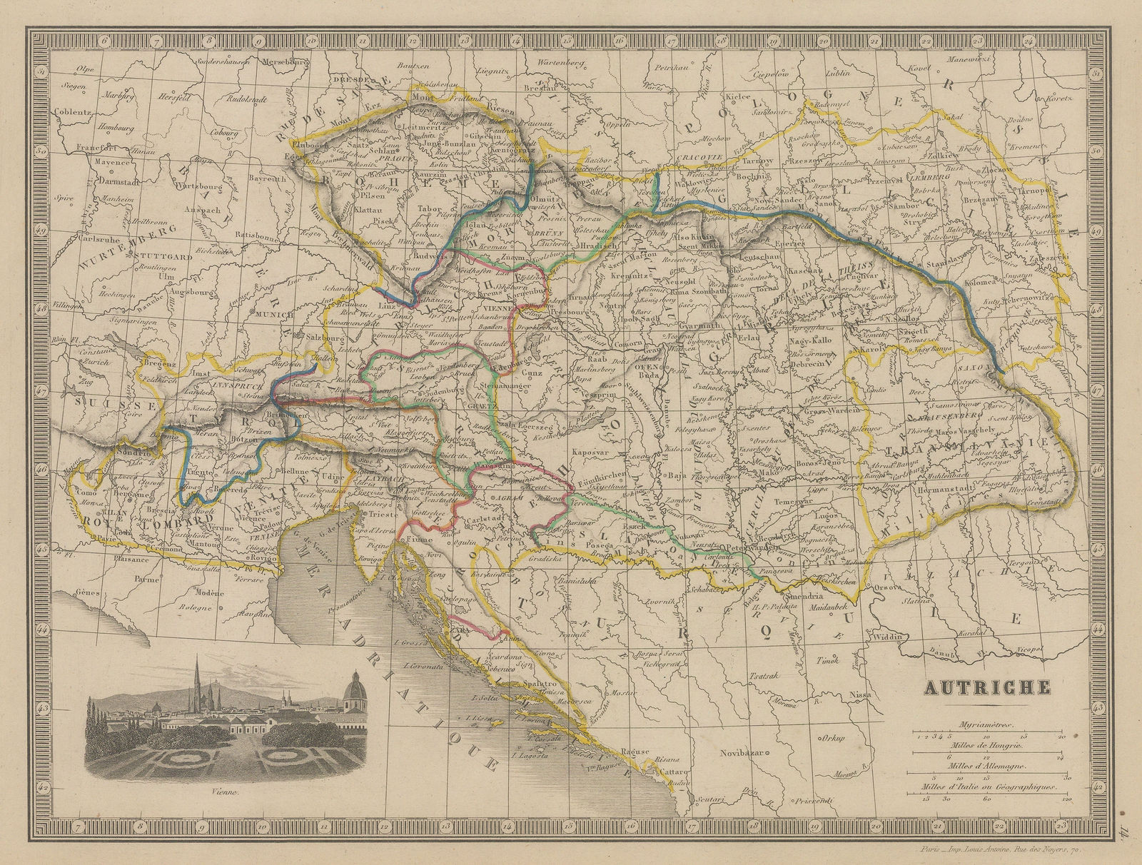 Charles V. Monin, Austrian or Austro-Hungarian Empire, 1853