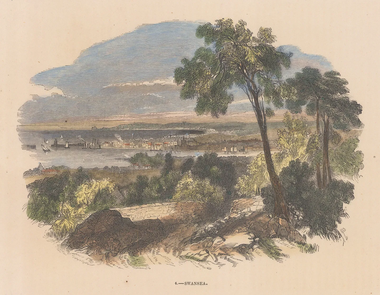 William Orr, Wales - Swansea, 1856