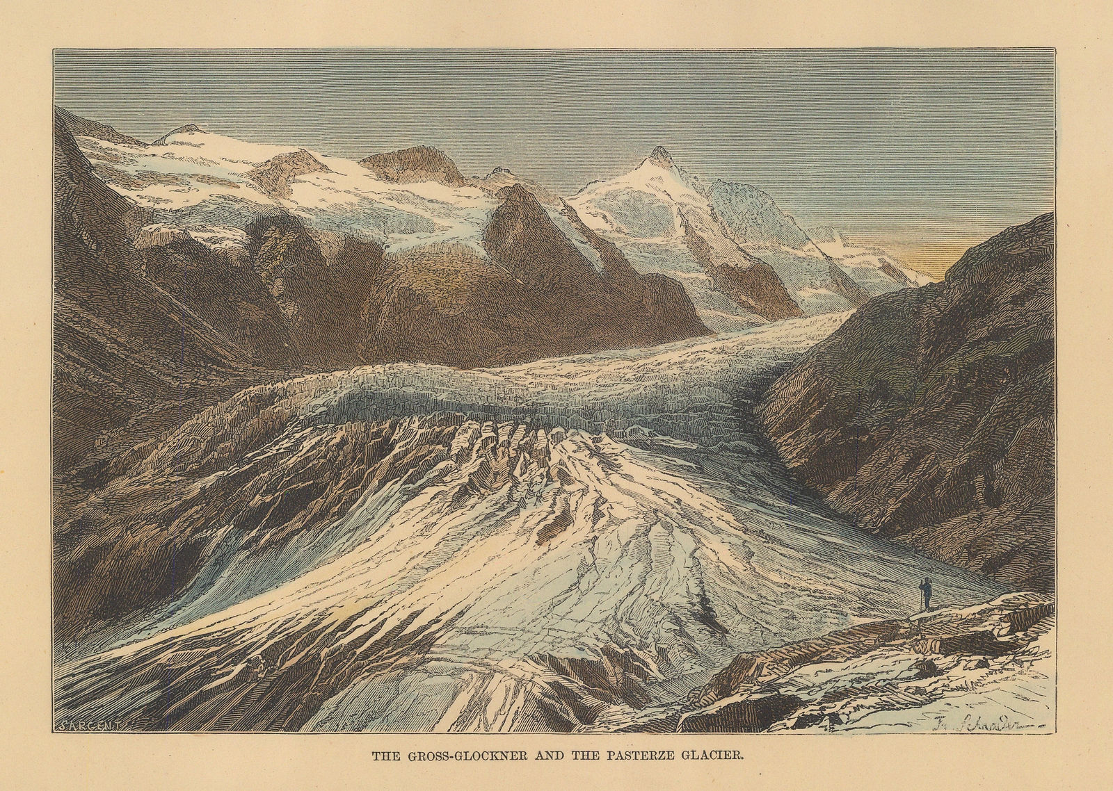 Jean Jacques Élisée Reclus, Austria - Alps, High Tauern range, 1894