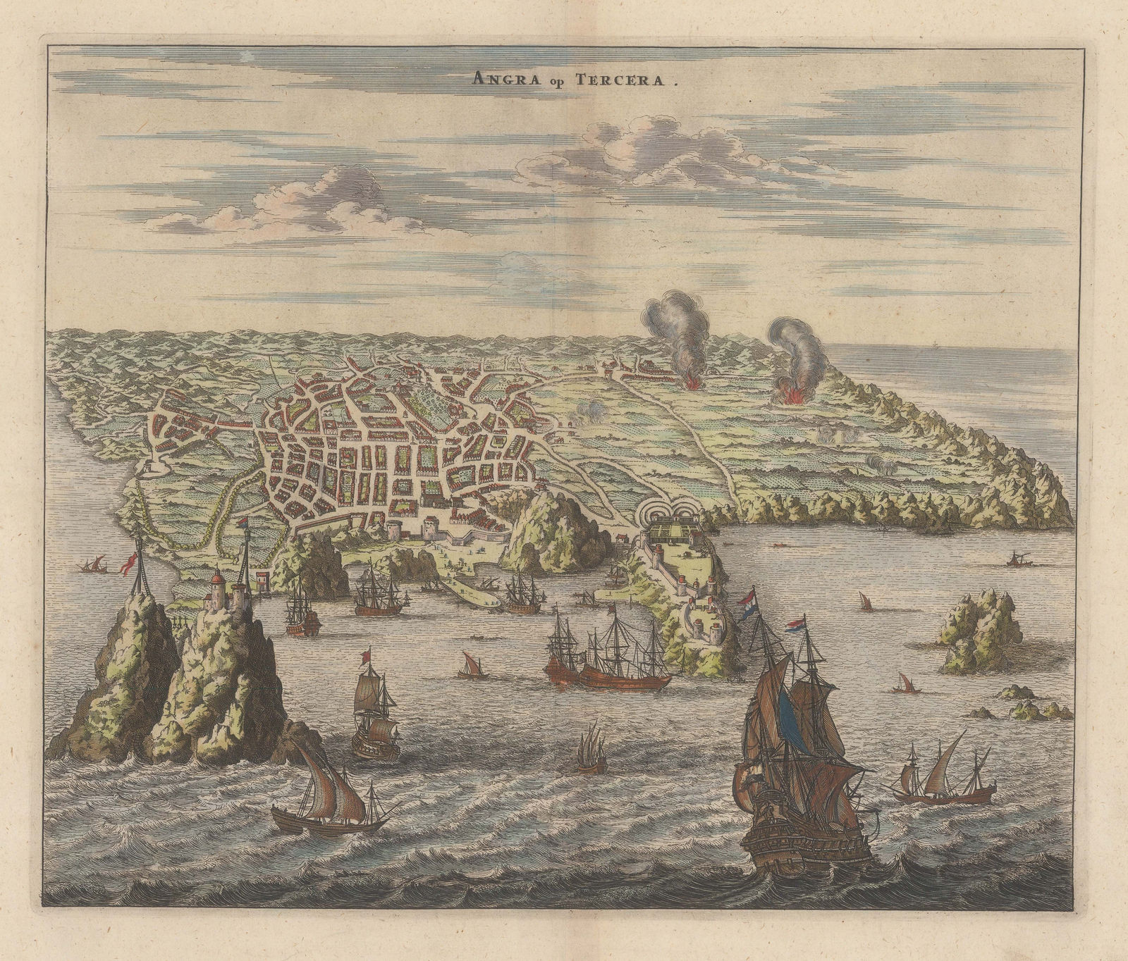 John Ogilby, Azores - Terceira, Fort Sebastian & Angra, 1671