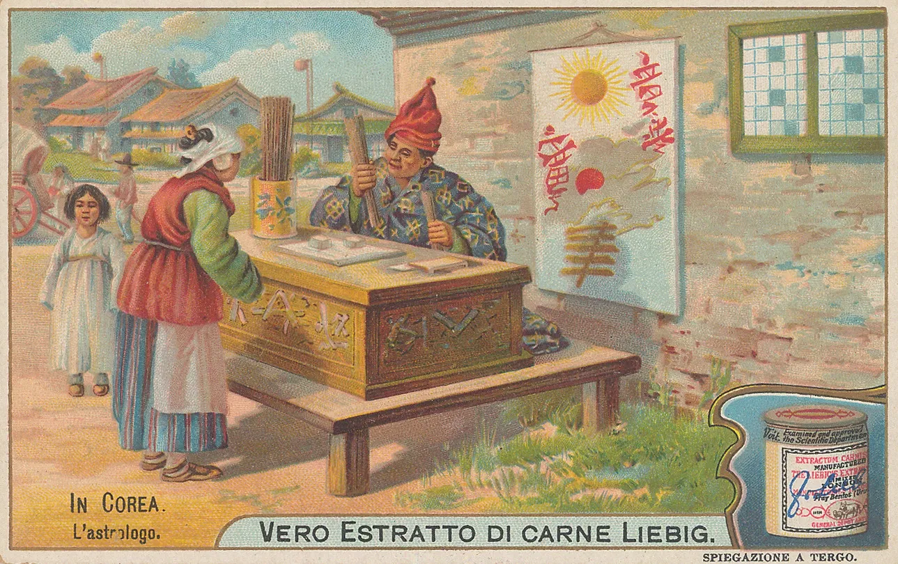 Liebig's Extract, Korea - Fortune teller , 1904