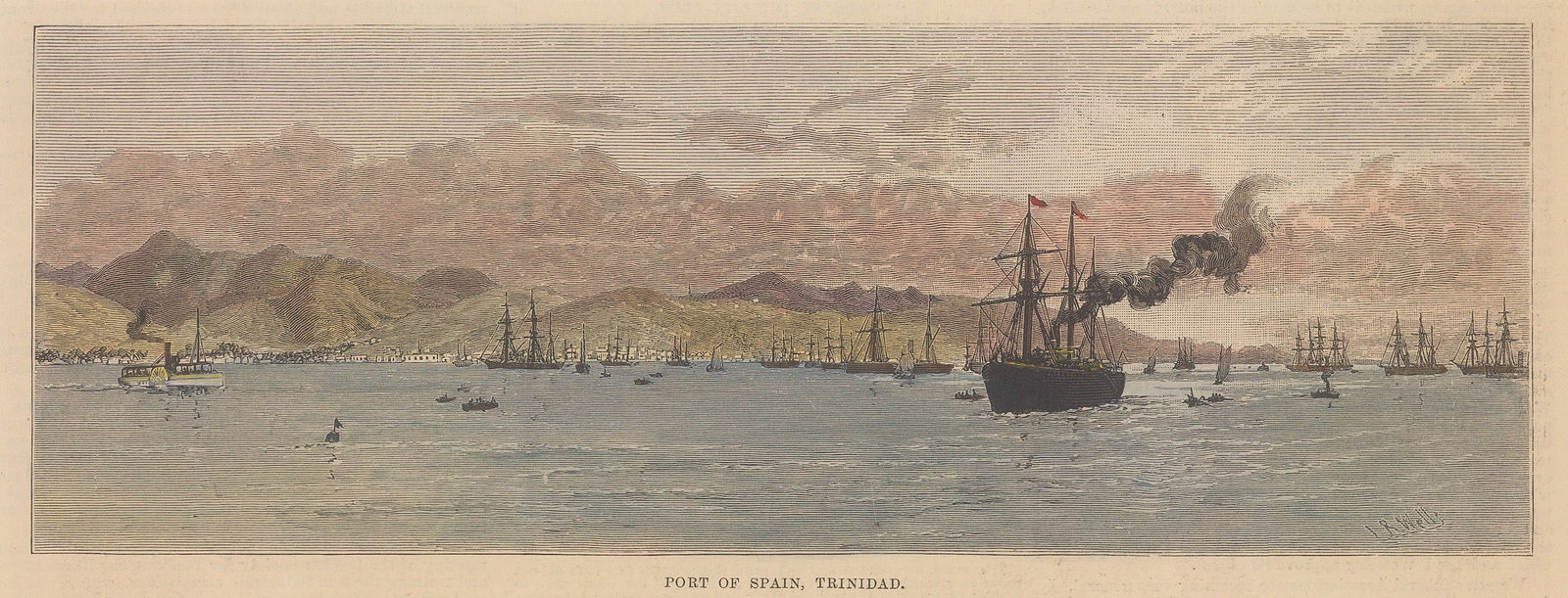Illustrated London News (ILN), Trinidad - Port of Spain, 1888