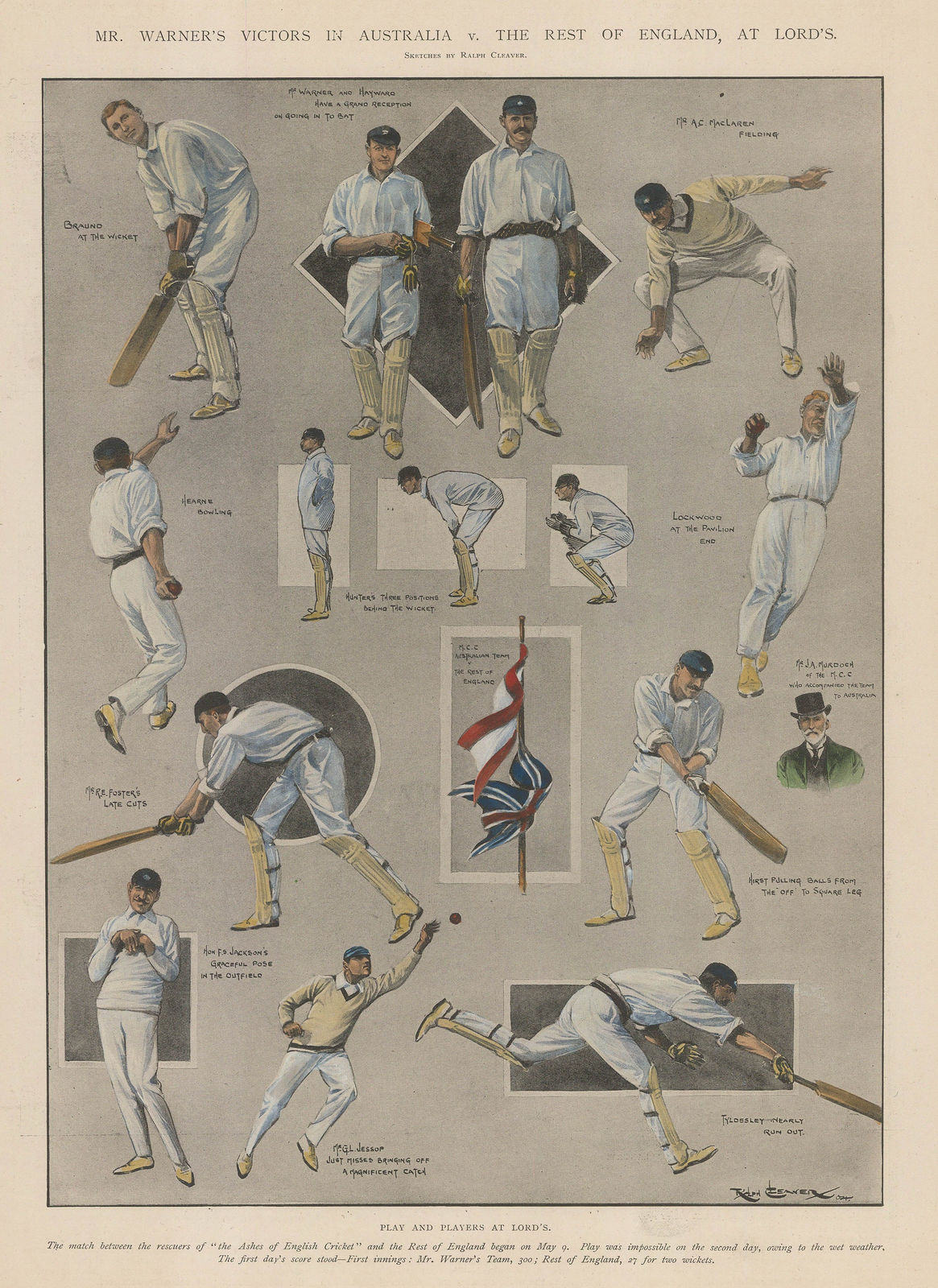Illustrated London News (ILN), Cricket - Lord's, 1904