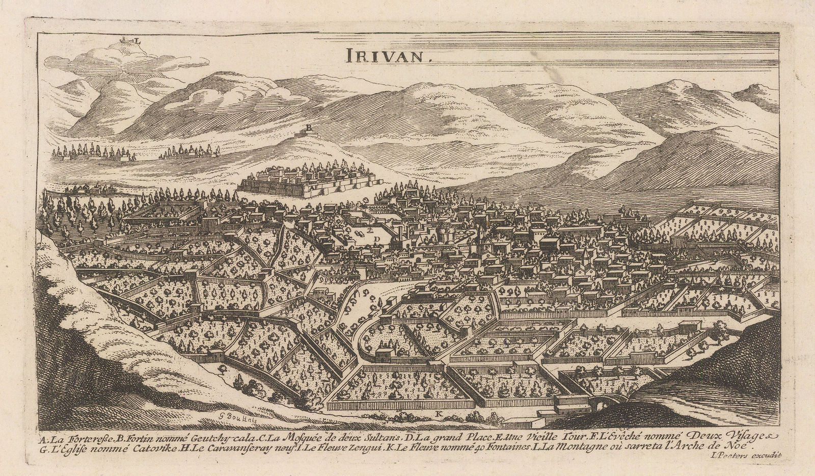 Jacob Peeters, Armenia - Yerevan, 1685 c.