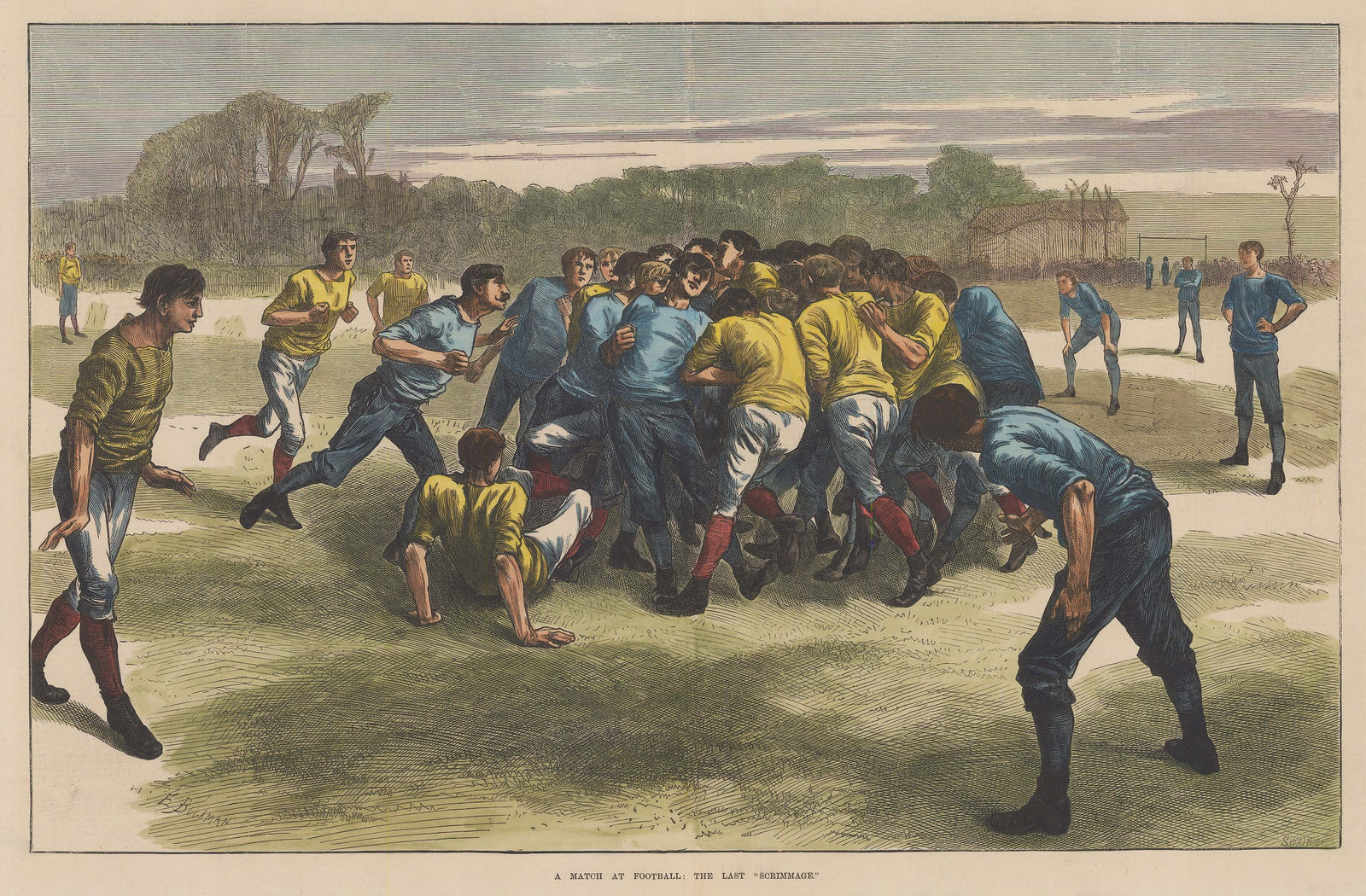 Illustrated London News (ILN), Rugby - Ireland v Scotland, 1871