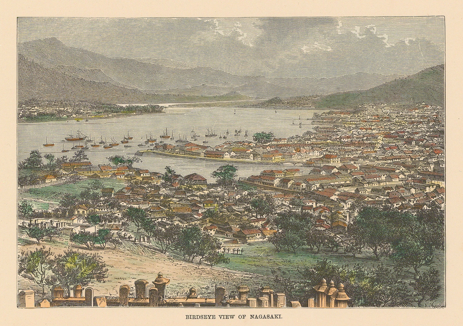 Jean Jacques Élisée Reclus, Japan - Nagasaki, 1894