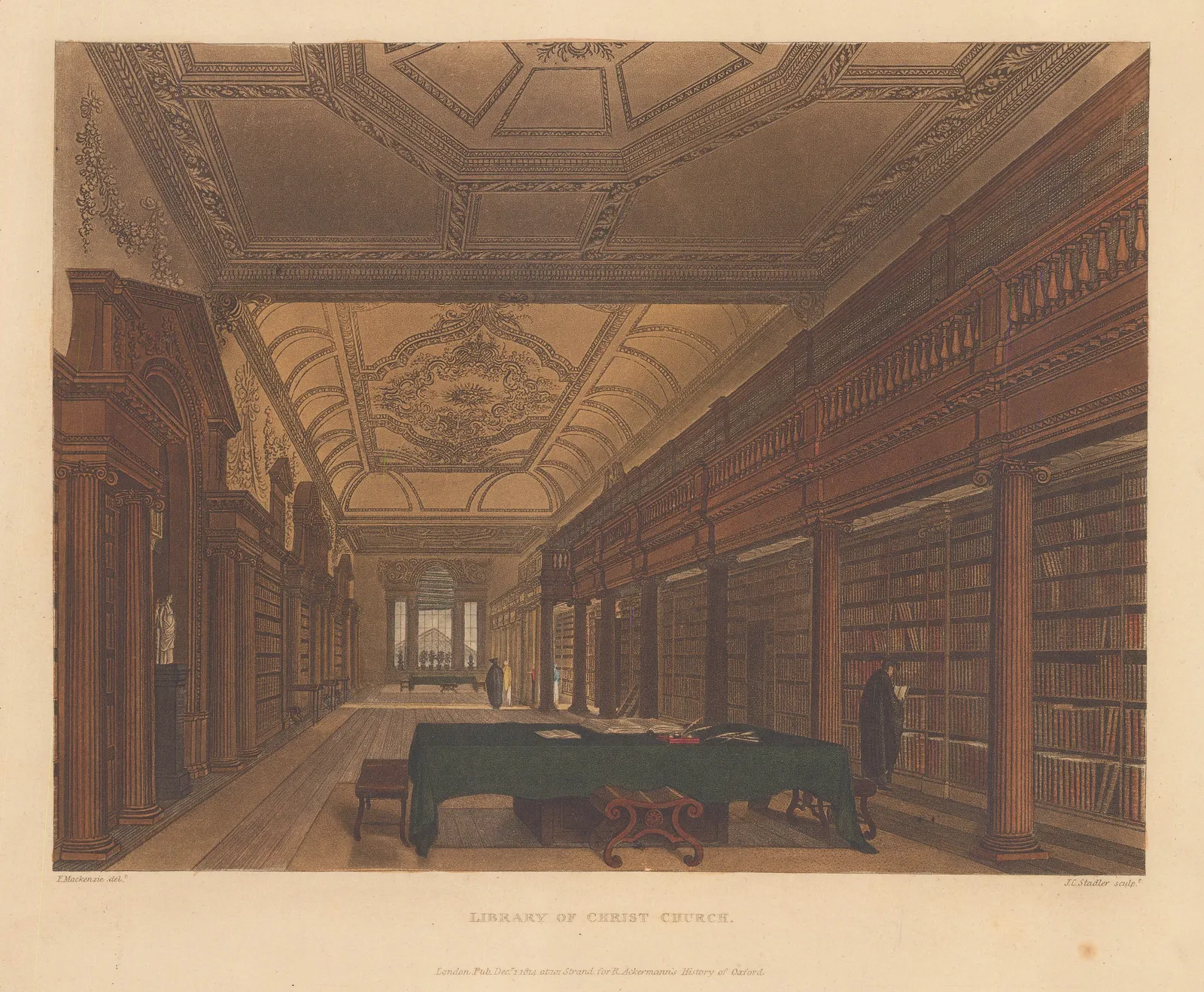 Rudolph Ackermann, Oxford University - Christ Church, 1814