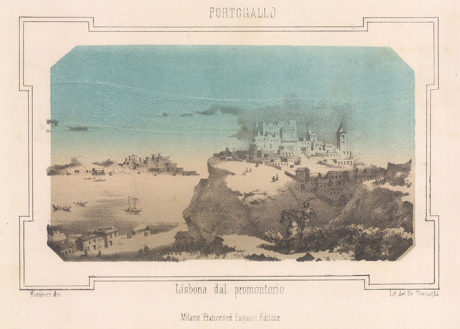 Francesco Pagnoni, Portugal - Lisbon, 1863 c.