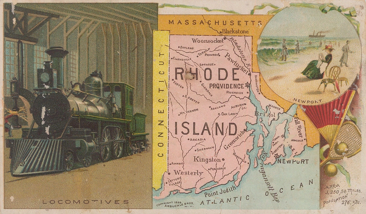 Arbuckle Brothers Company, Rhode Island, 1889
