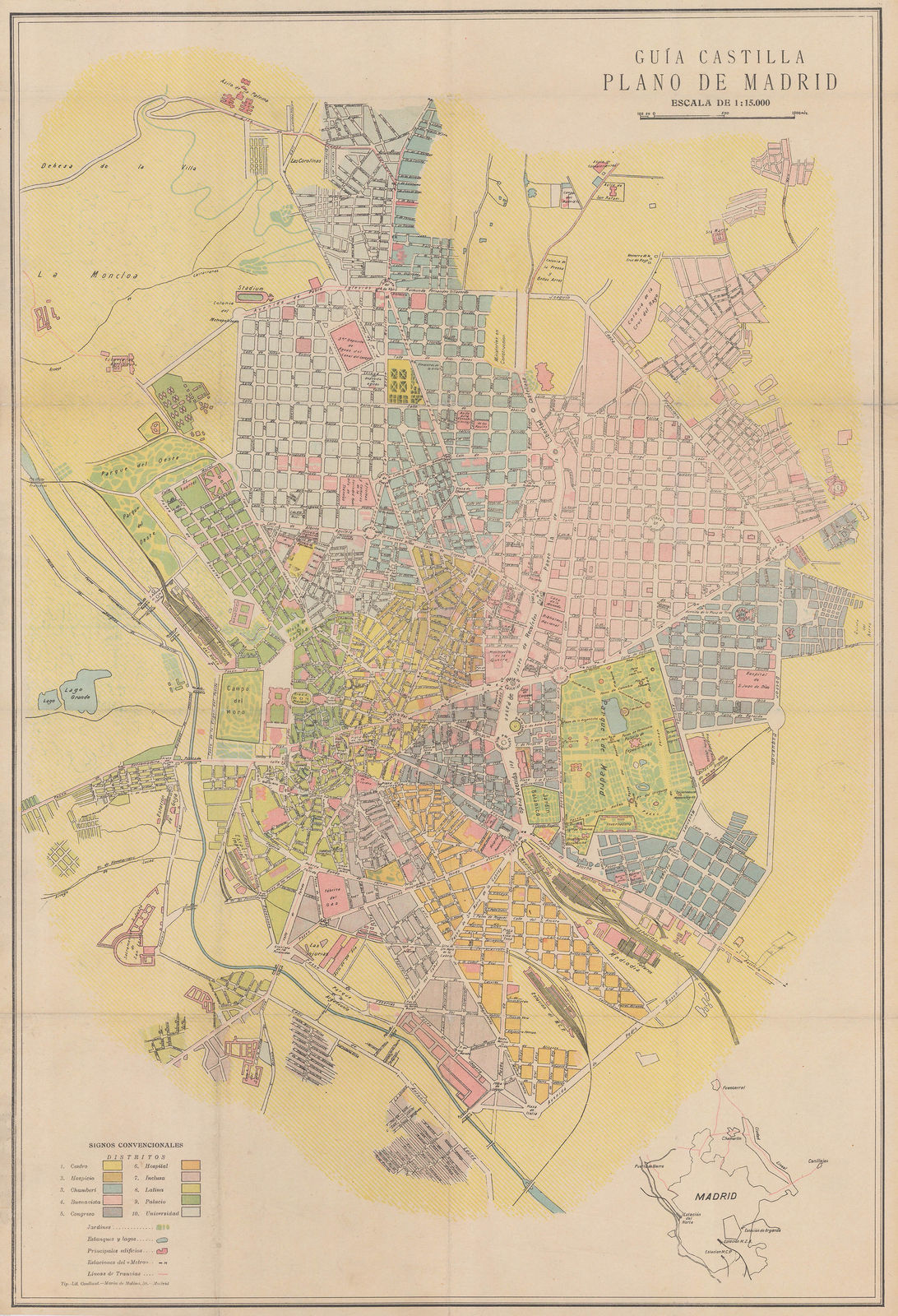 Litografía Coullaut, Madrid, 1950 (c.)