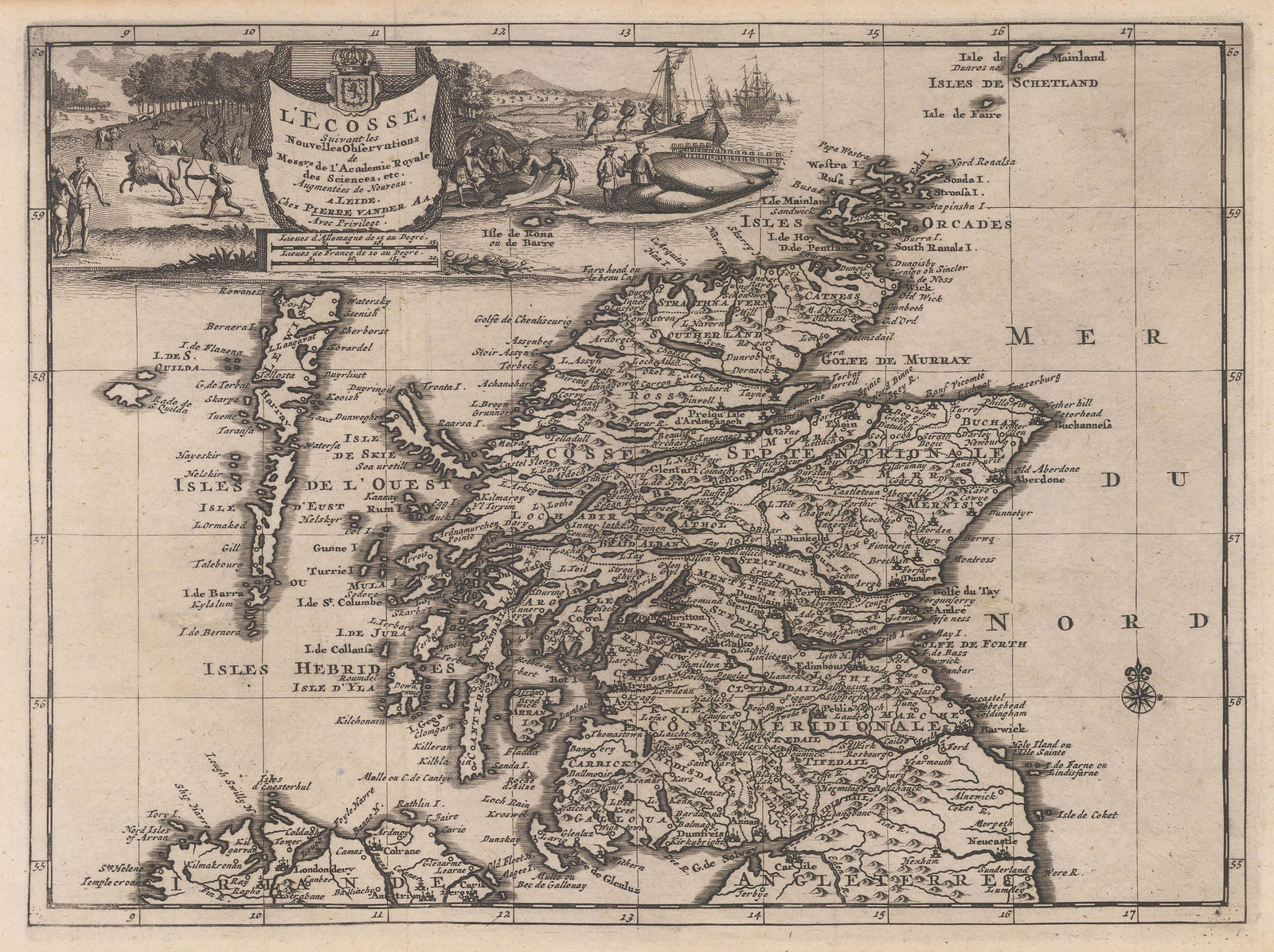 Pieter van der Aa, L'Ecosse, 1713
