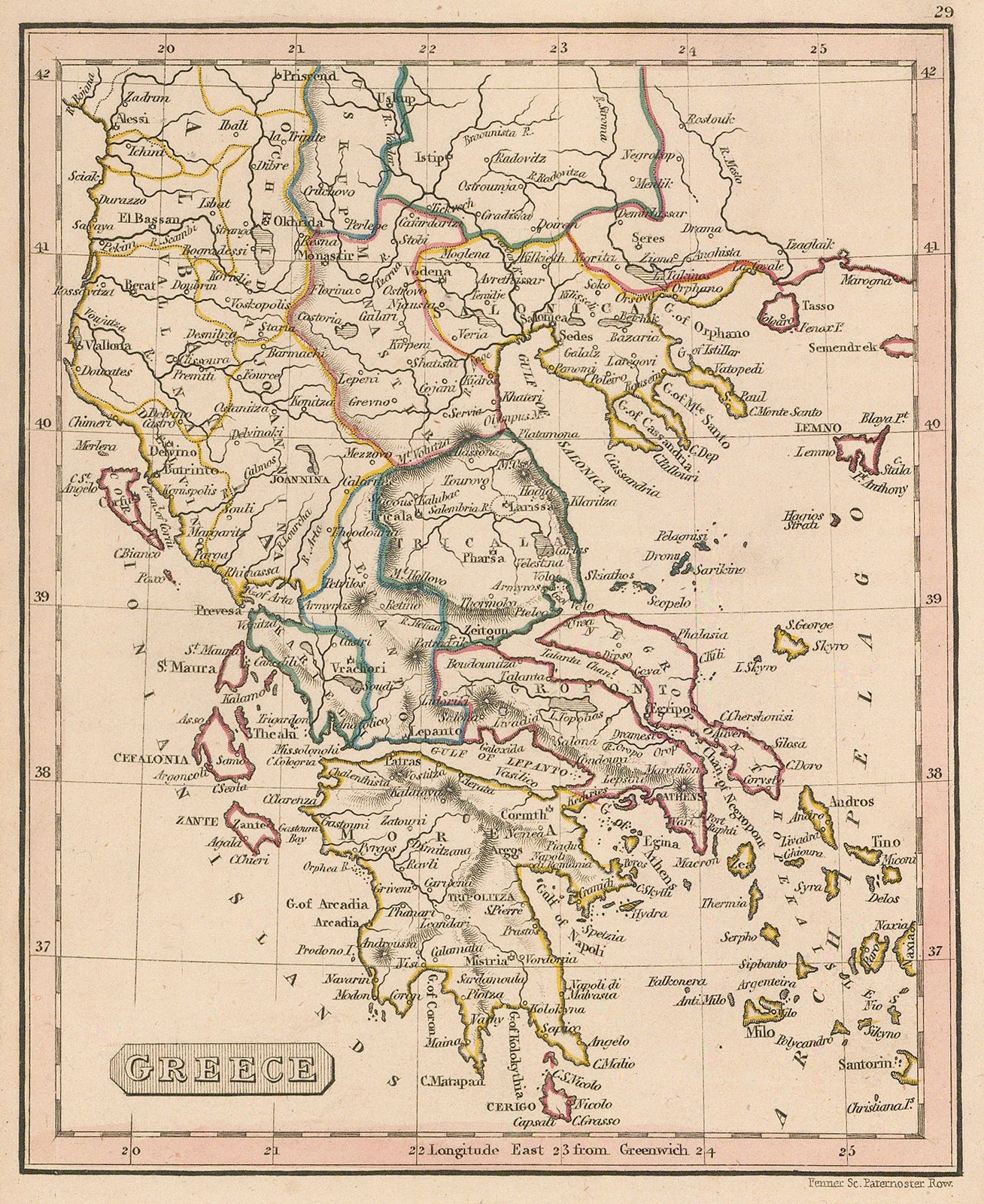 Rest Fenner, Greece, 1836