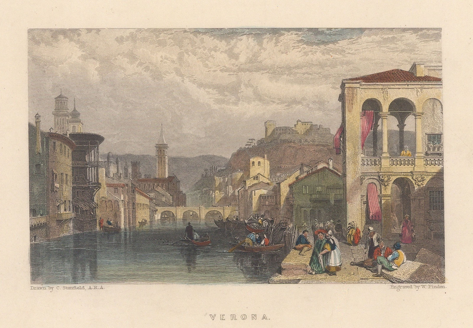 Archibald Fullarton, Italy - Verona, 1856