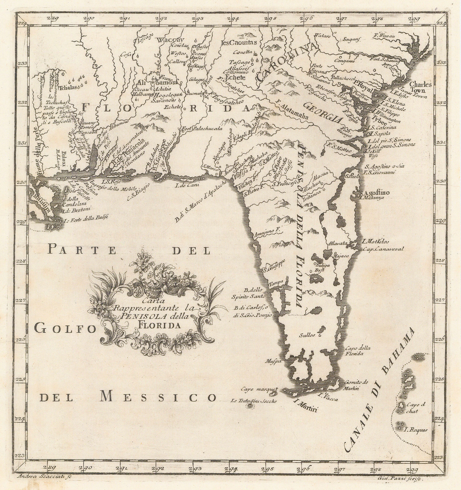 Andrea Scacciati, Florida, 1763