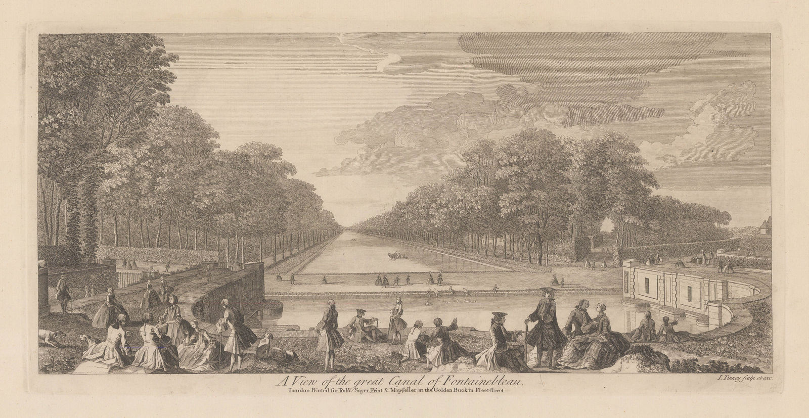 Robert Sayer, France - Fontainebleau, 1774