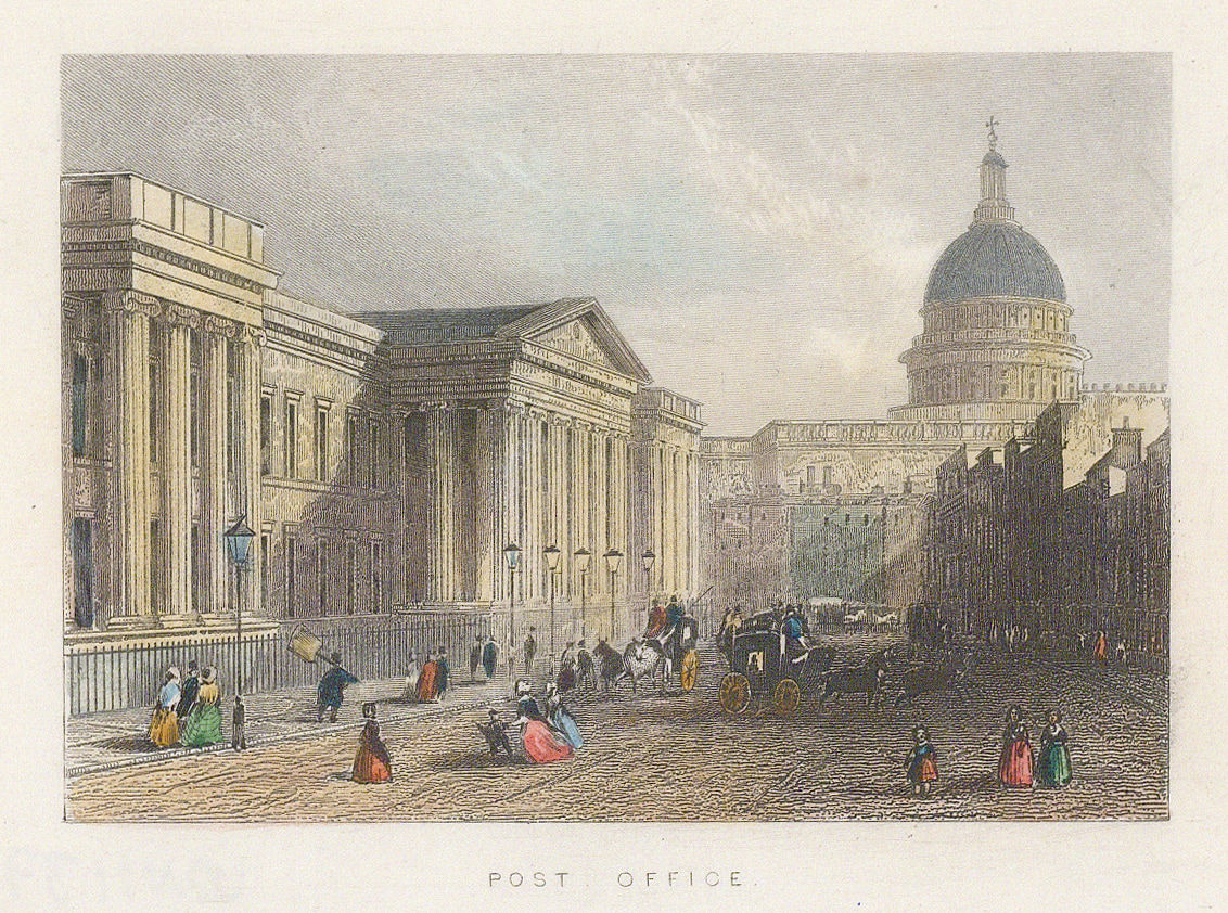 John Tallis, London - Post Office and St. Paul's , 1851