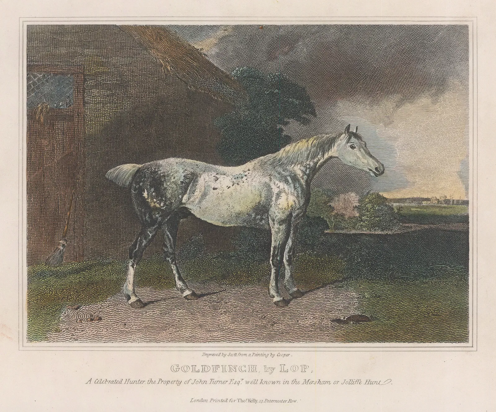 Richard Lawrence, Hunting - Goldfinch, 1823 c.