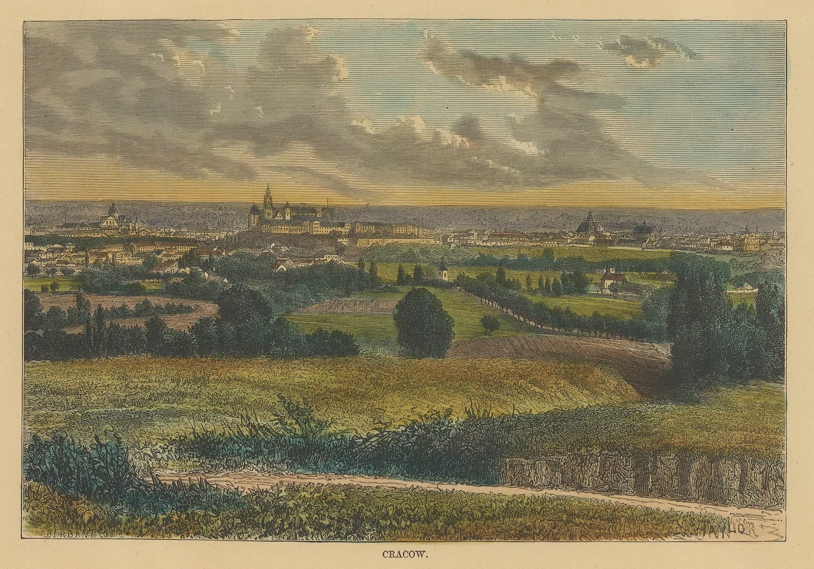 Jean Jacques Élisée Reclus, Poland - Krakow, 1894