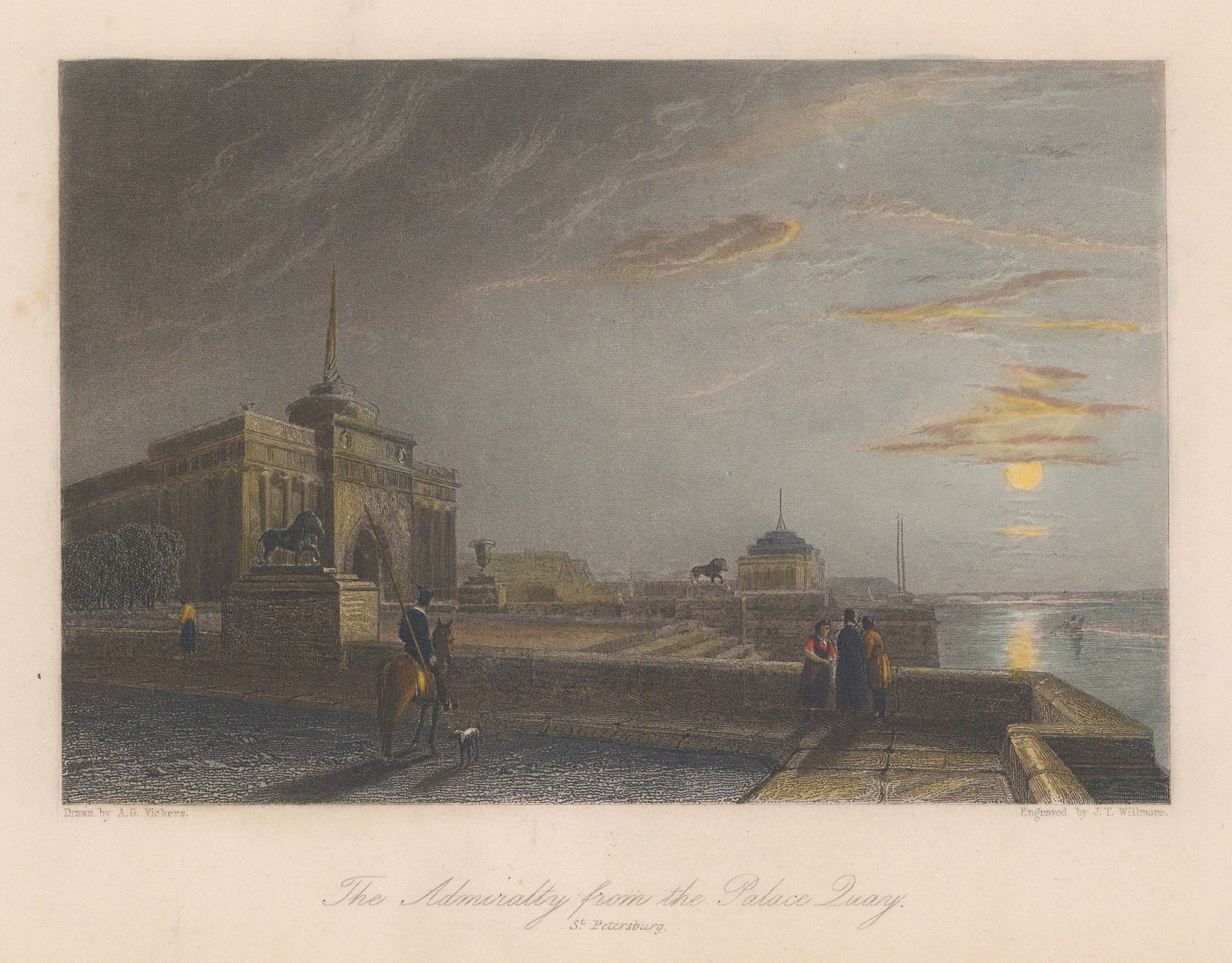 Alfred Vickers, Russia - St Petersburg, Admirality, 1835