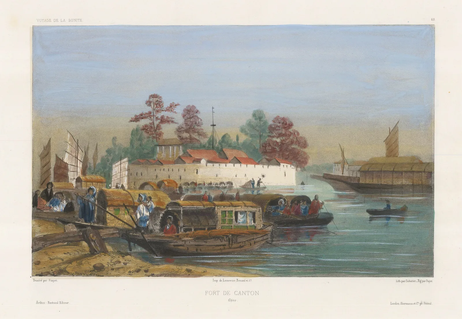 Auguste-Nicolas Vaillant, China - Guangzhou / Canton, 1850 c.