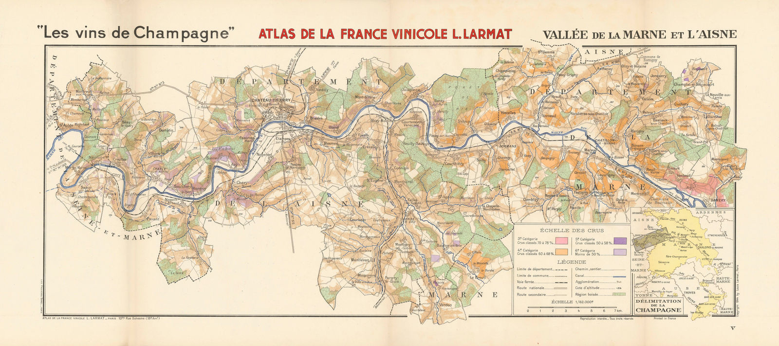 Louis Larmat, Champagne - Vallée de la Marne et L'Aisne, 1944