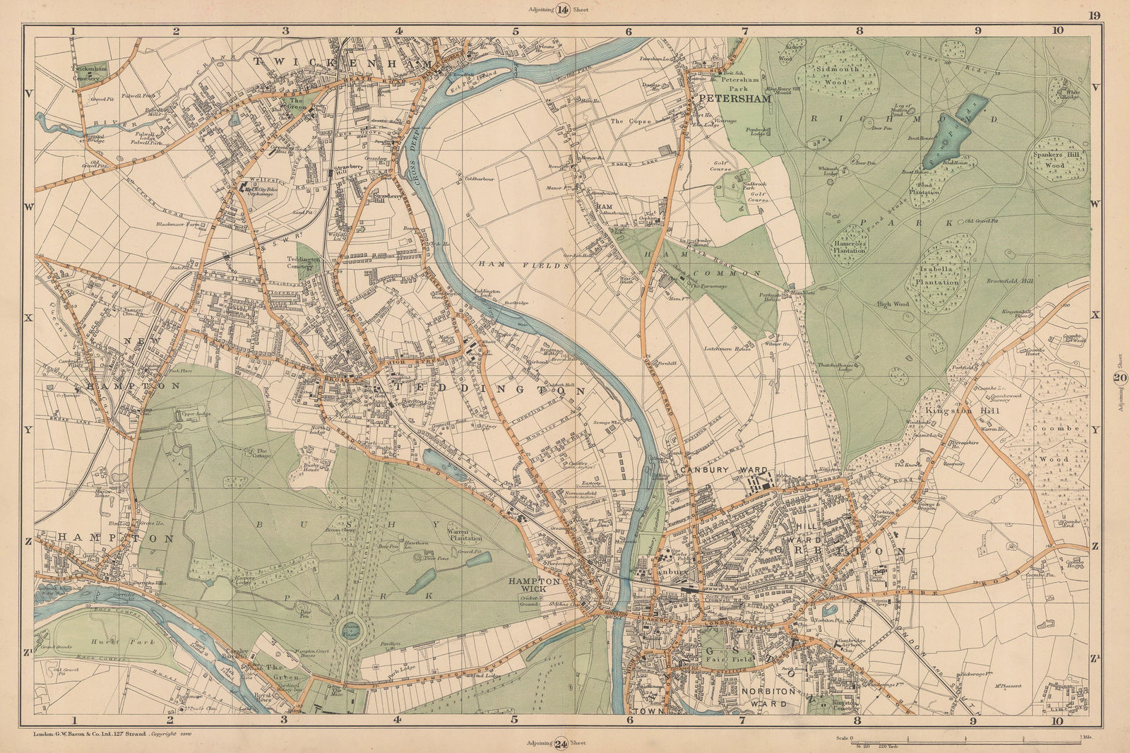 George W. Bacon, Twickenham, Teddington & Richmond Park, 1900