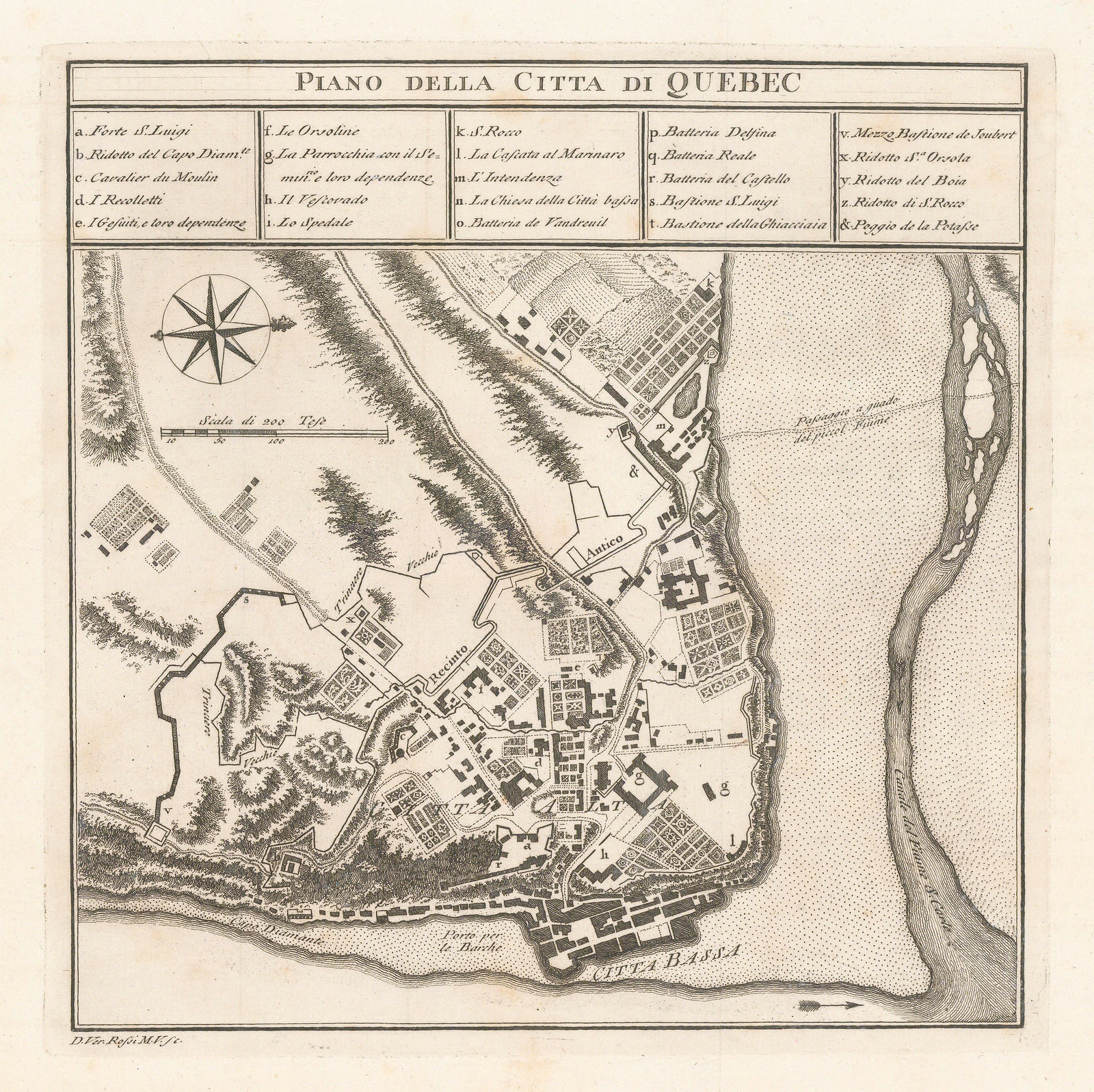 Veremondo Rossi, Quebec City, 1763