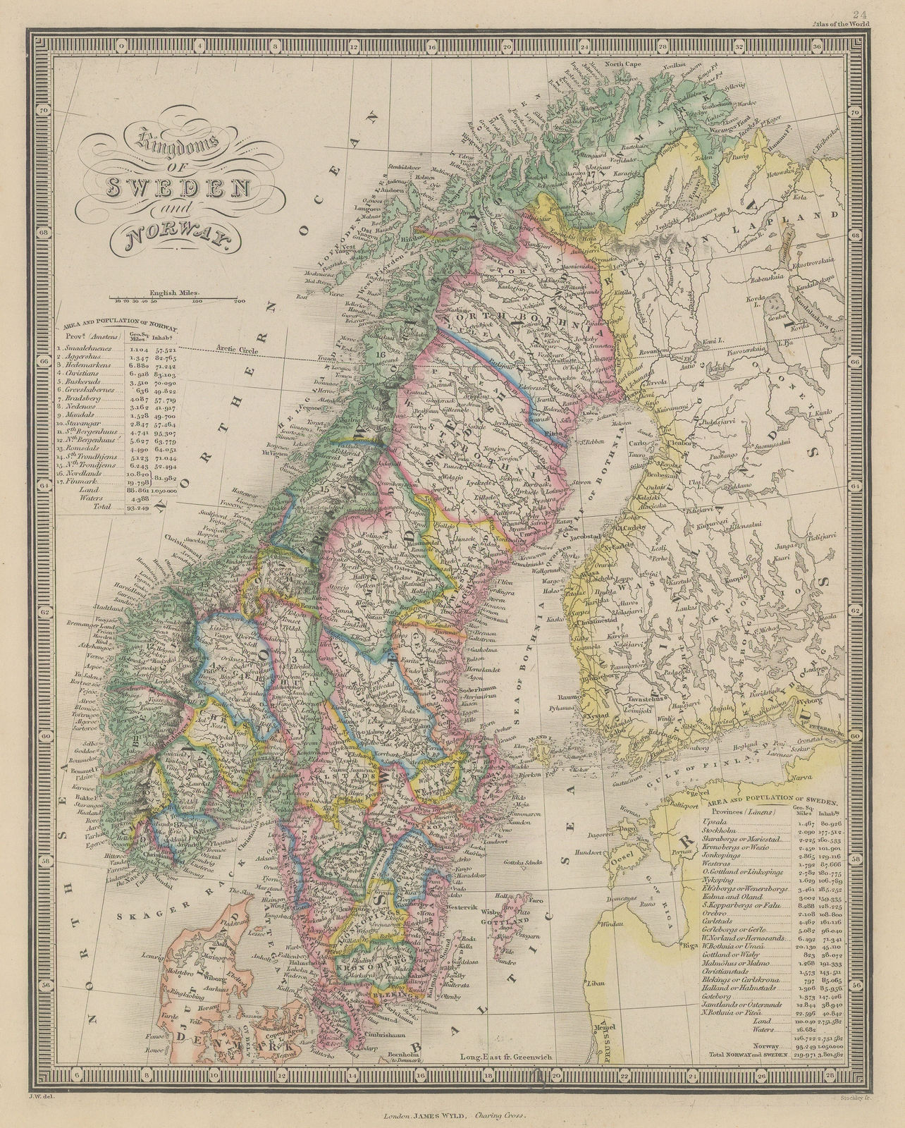 James Wyld, Norway & Sweden, 1874
