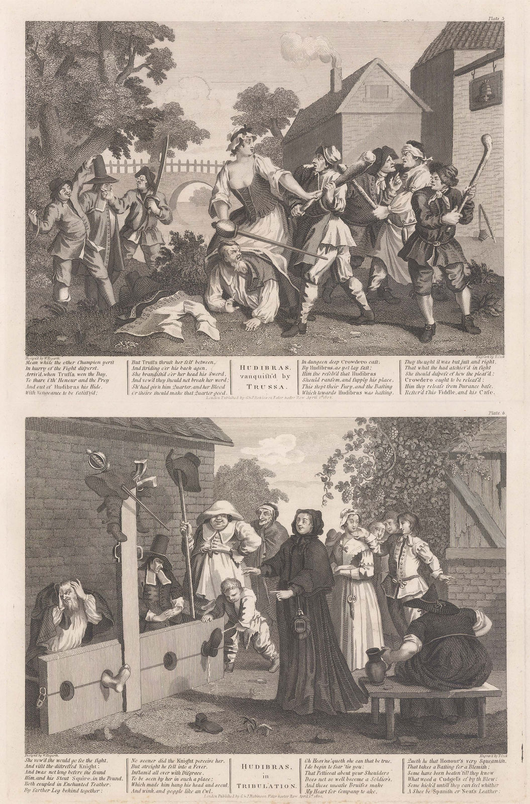 William Hogarth, Hogarth - Hudibras, 1801