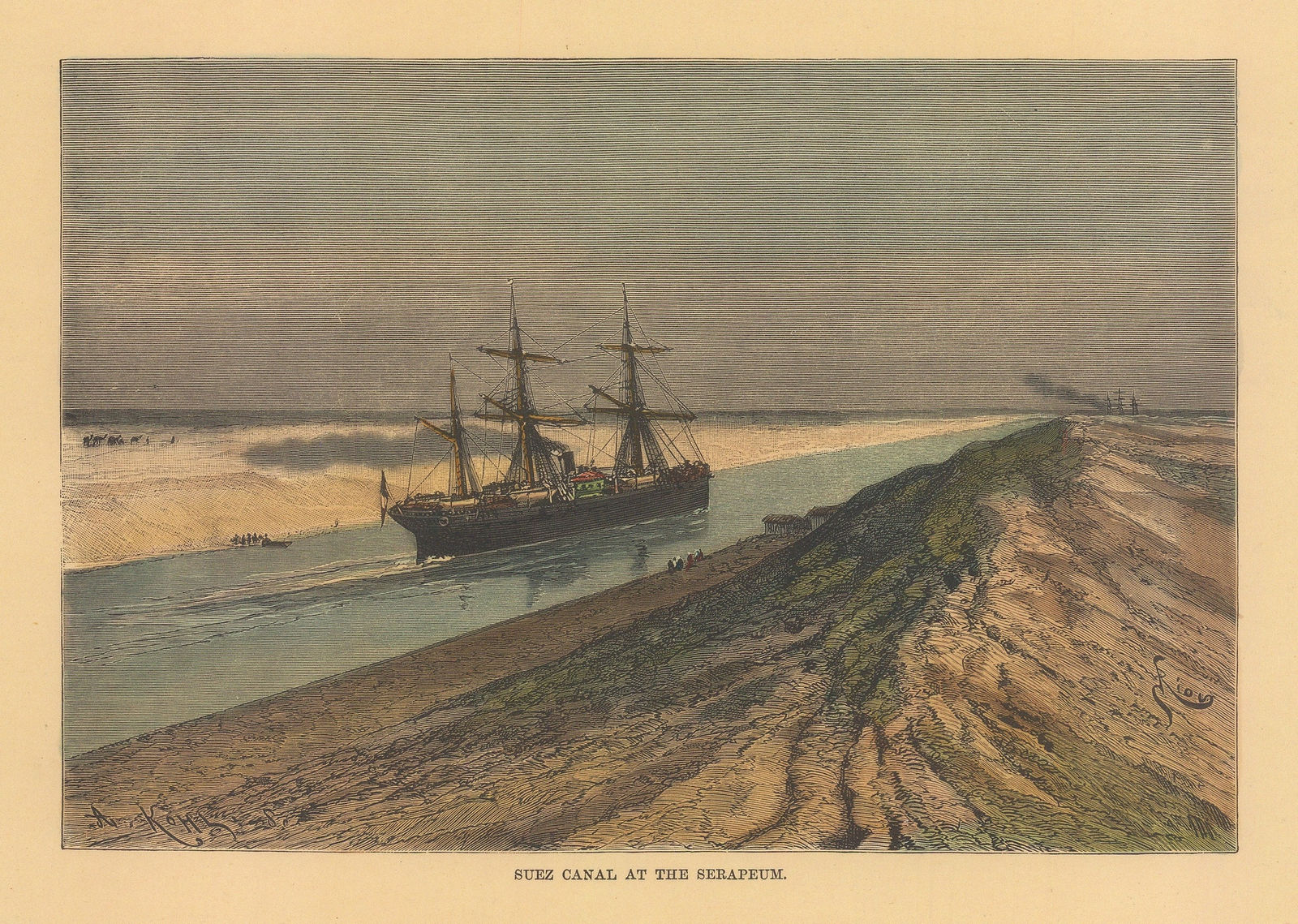 Jean Jacques Élisée Reclus, Egypt - Suez, Serapeum, 1894