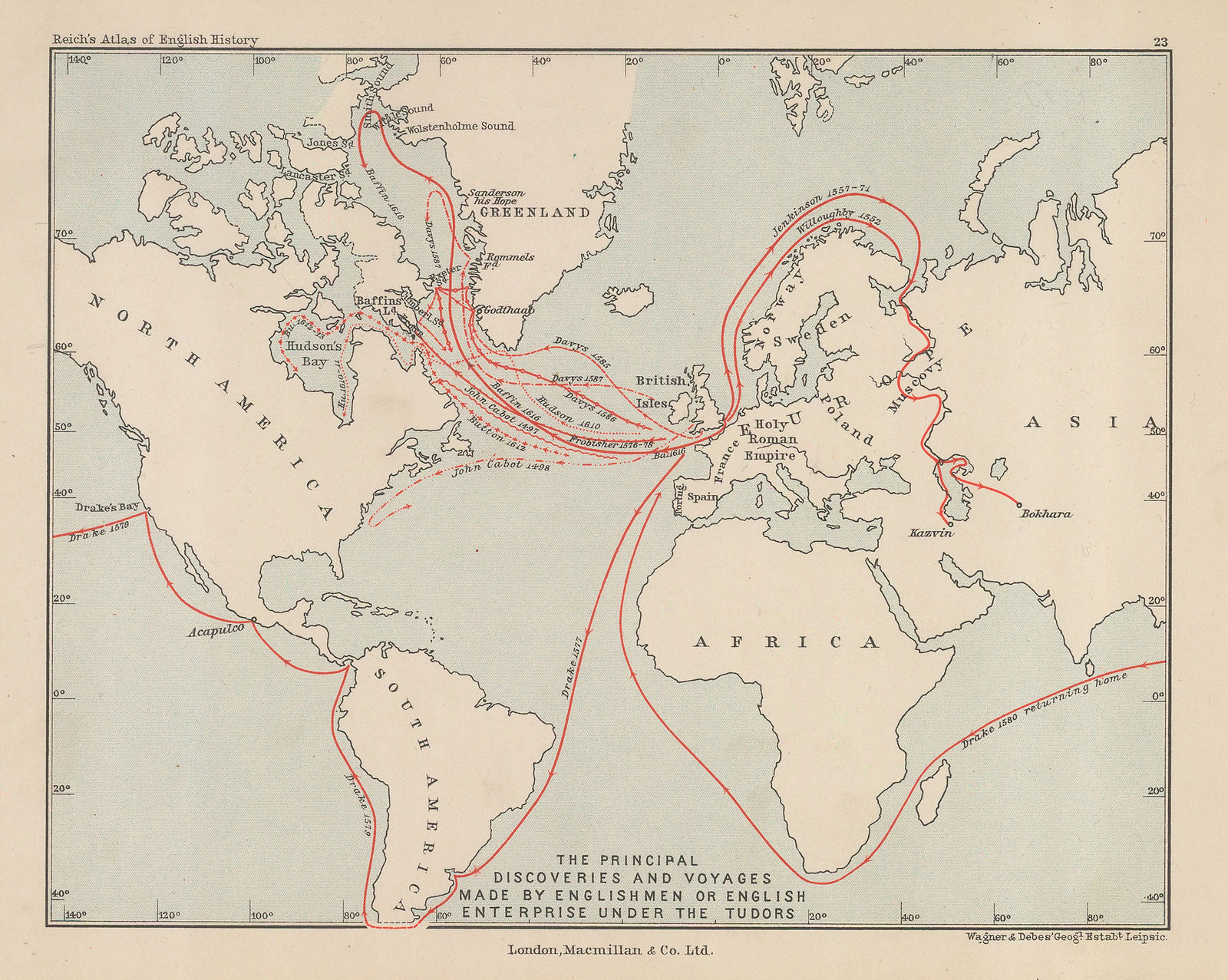 Emil Reich, English Voyages of Discovery during the Tudor Period, 1903