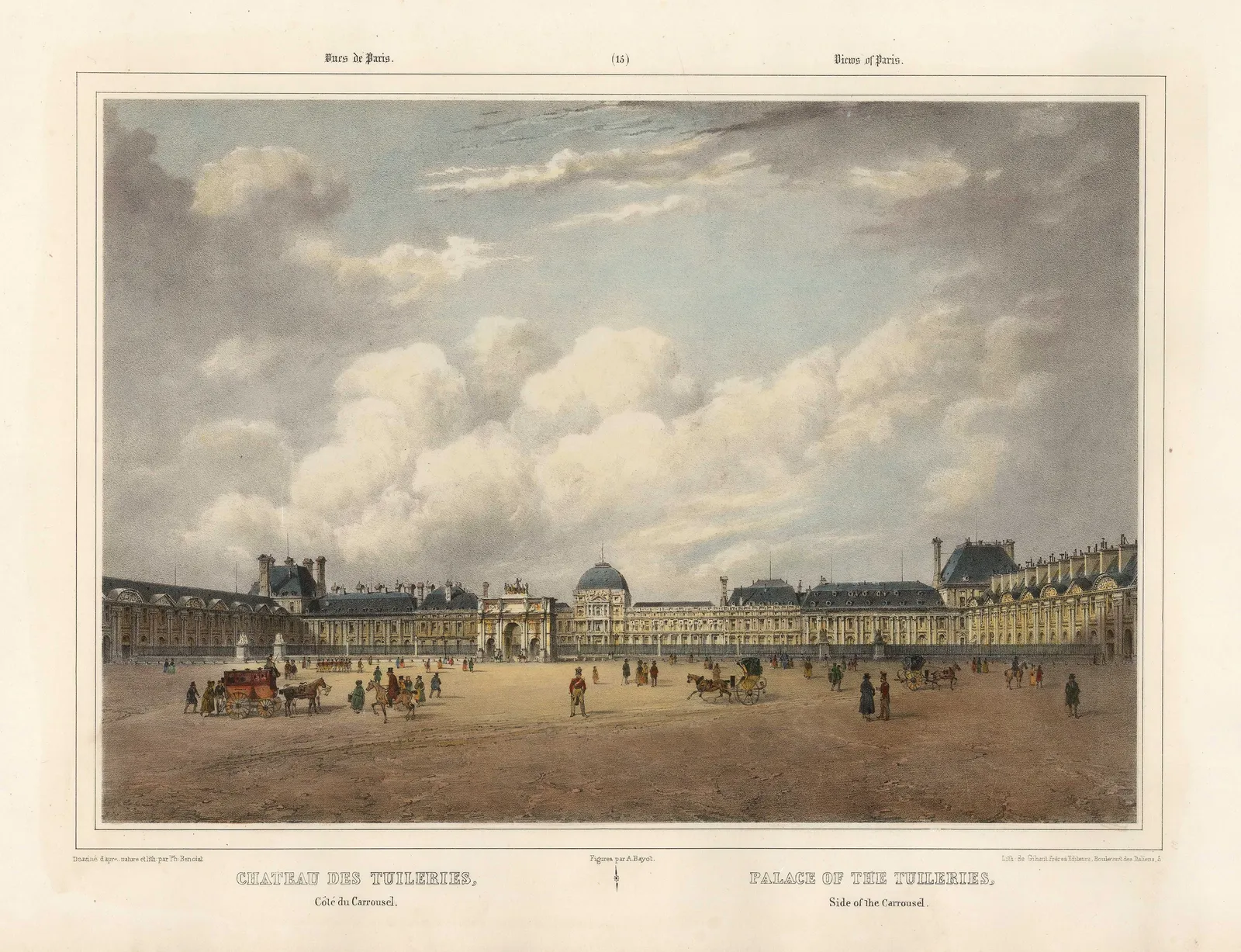 Phillipe Benoist, France - Paris, Chateau des Tuileries, 1860 c.