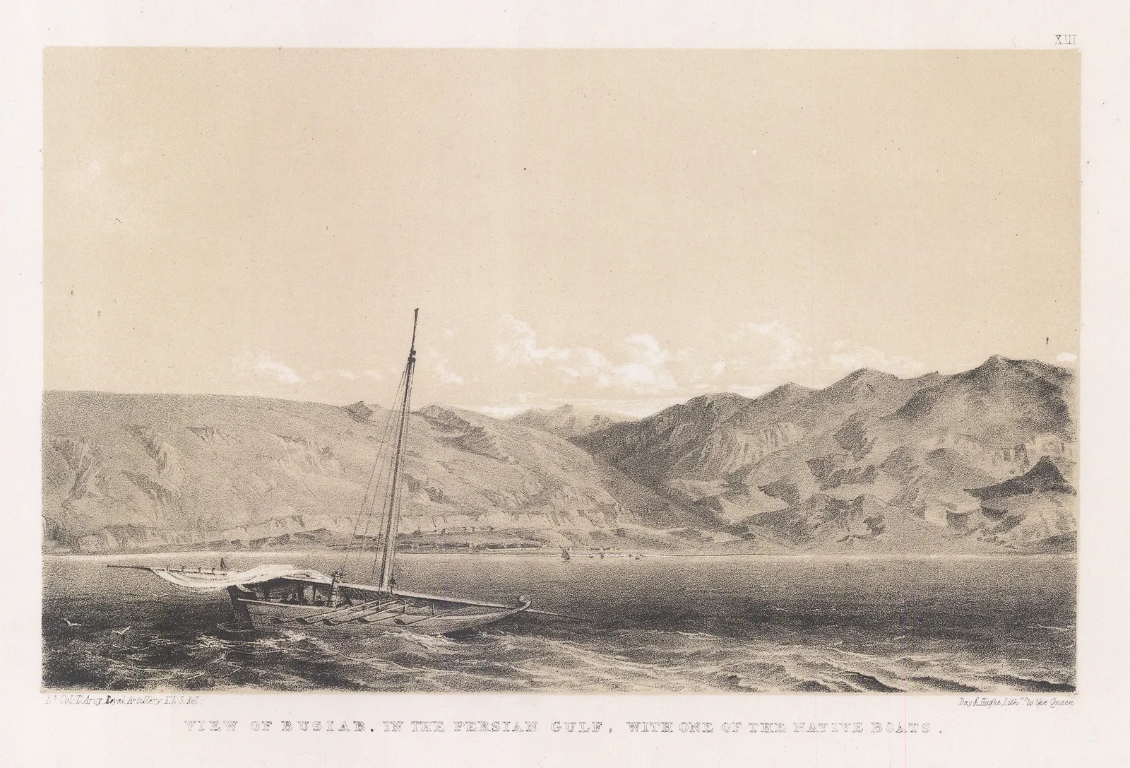 Lt. Col. Francis Rawdon Chesney, Iran - Persian Gulf, Busiab, 1850