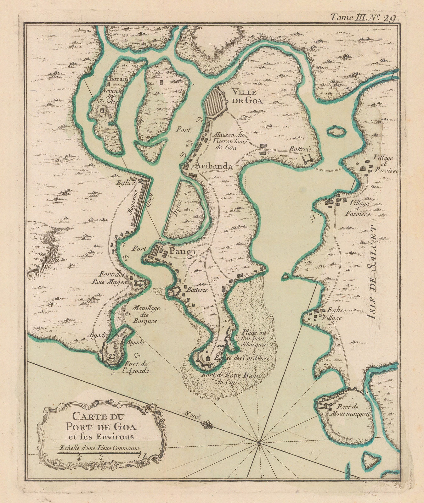 Jacques-Nicolas Bellin, Goa, 1764