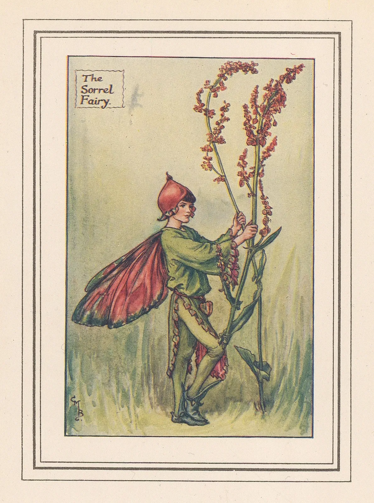 Cicely Mary Barker, Fairies - Sorrel Fairy, 1925 c.