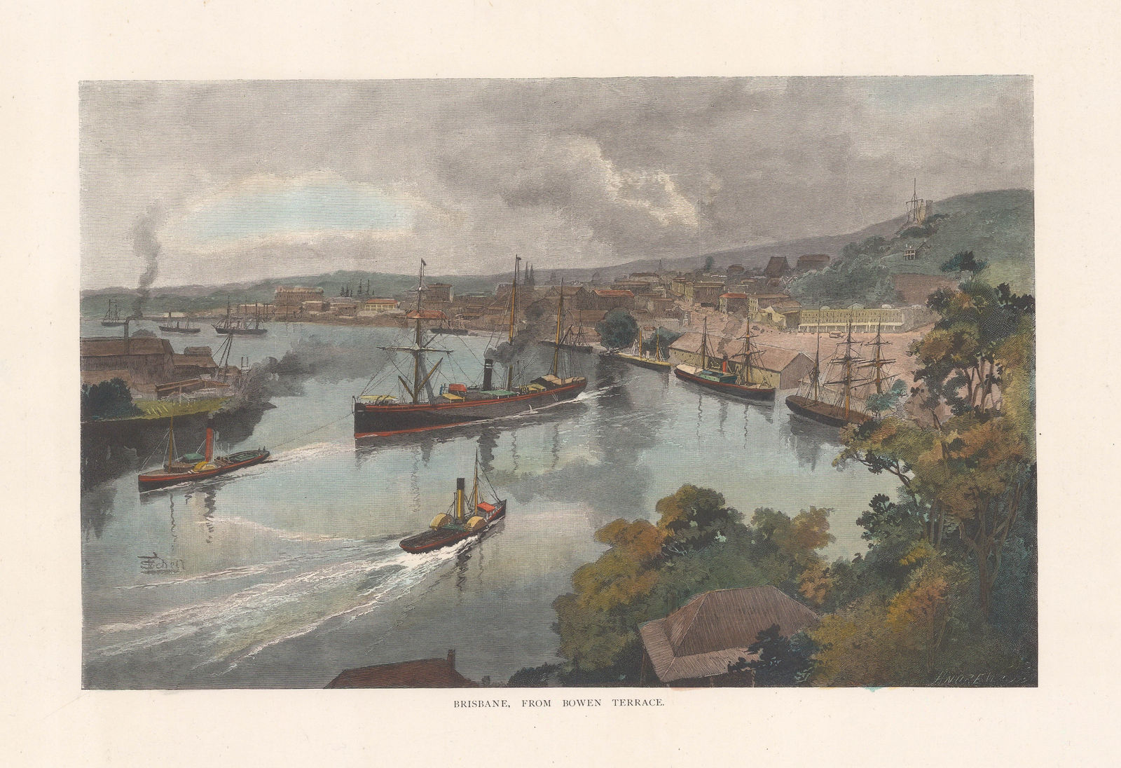 Picturesque Australia, Australia - Brisbane, 1888