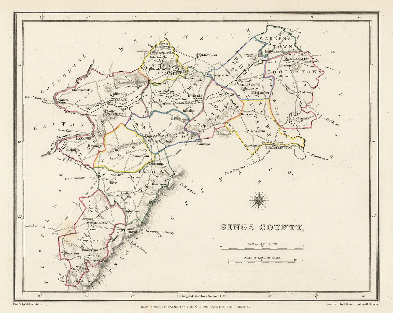 Samuel Lewis, Kings County, 1850