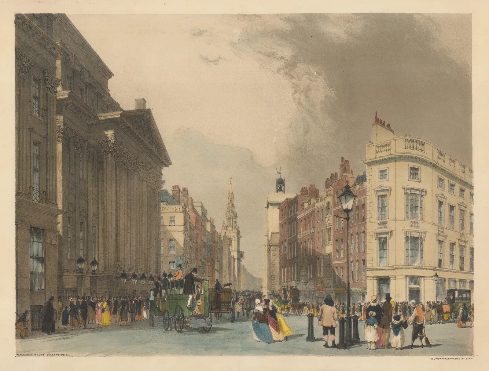 Thomas Shotter Boys, London - Mansion House, 1842