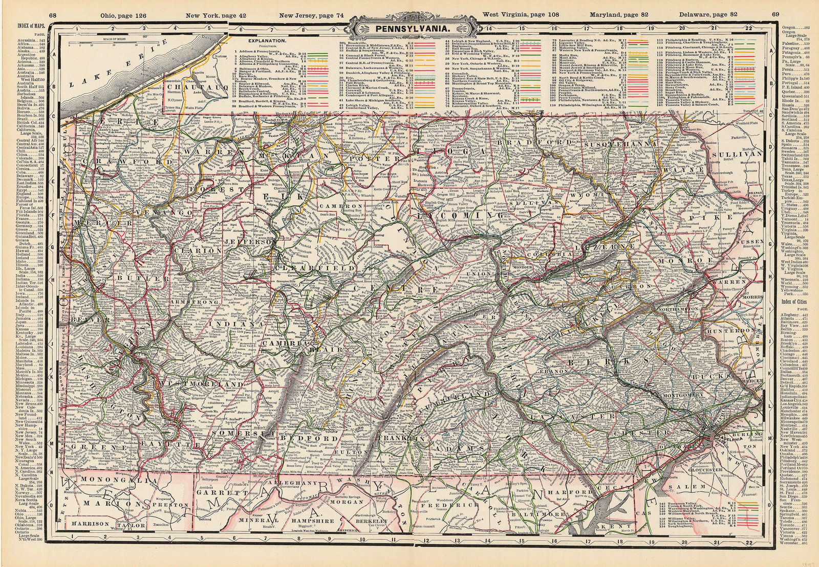 George Cram, Pennsylvania, 1897