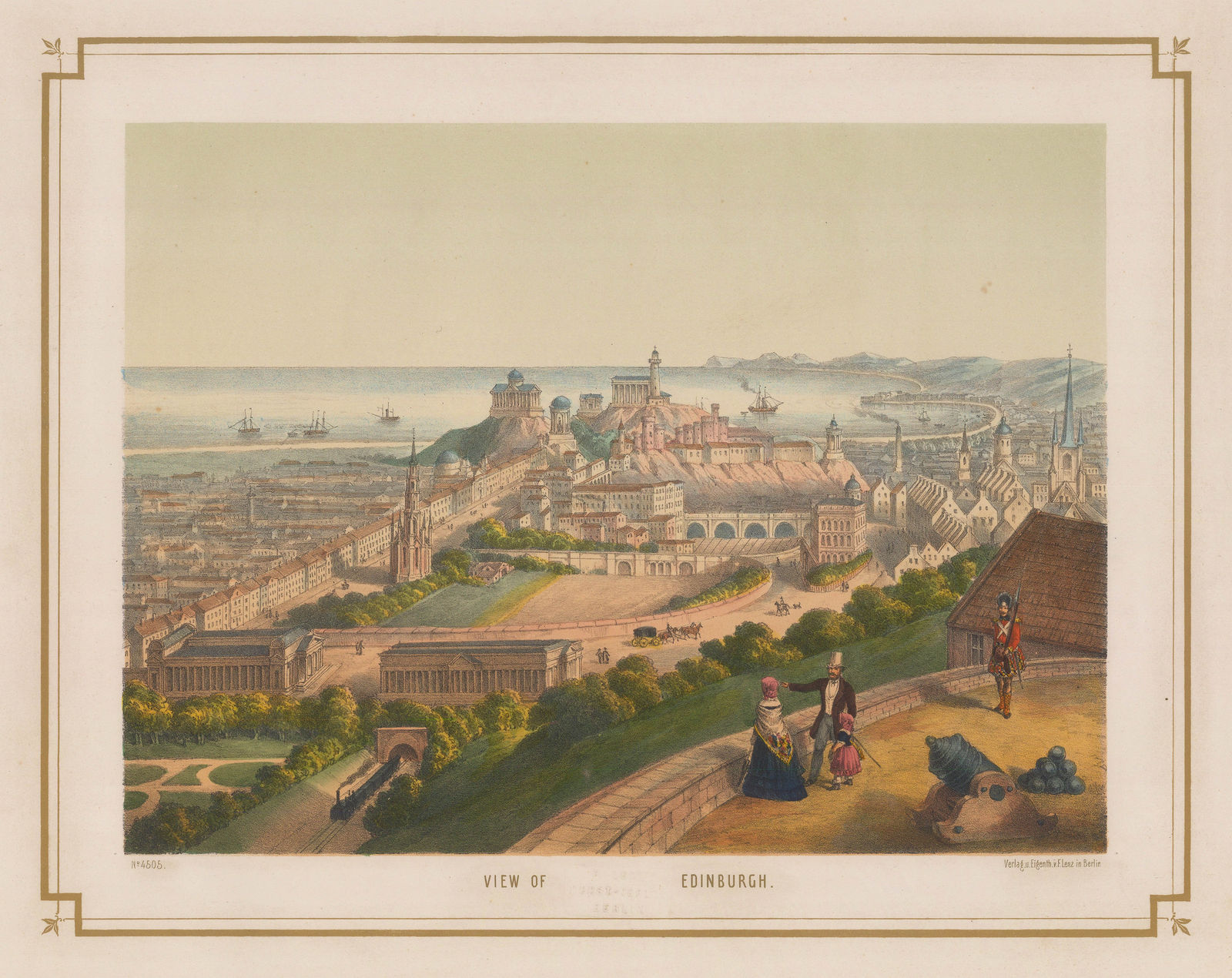 F. Lenz, Scotland - Edinburgh, 1850