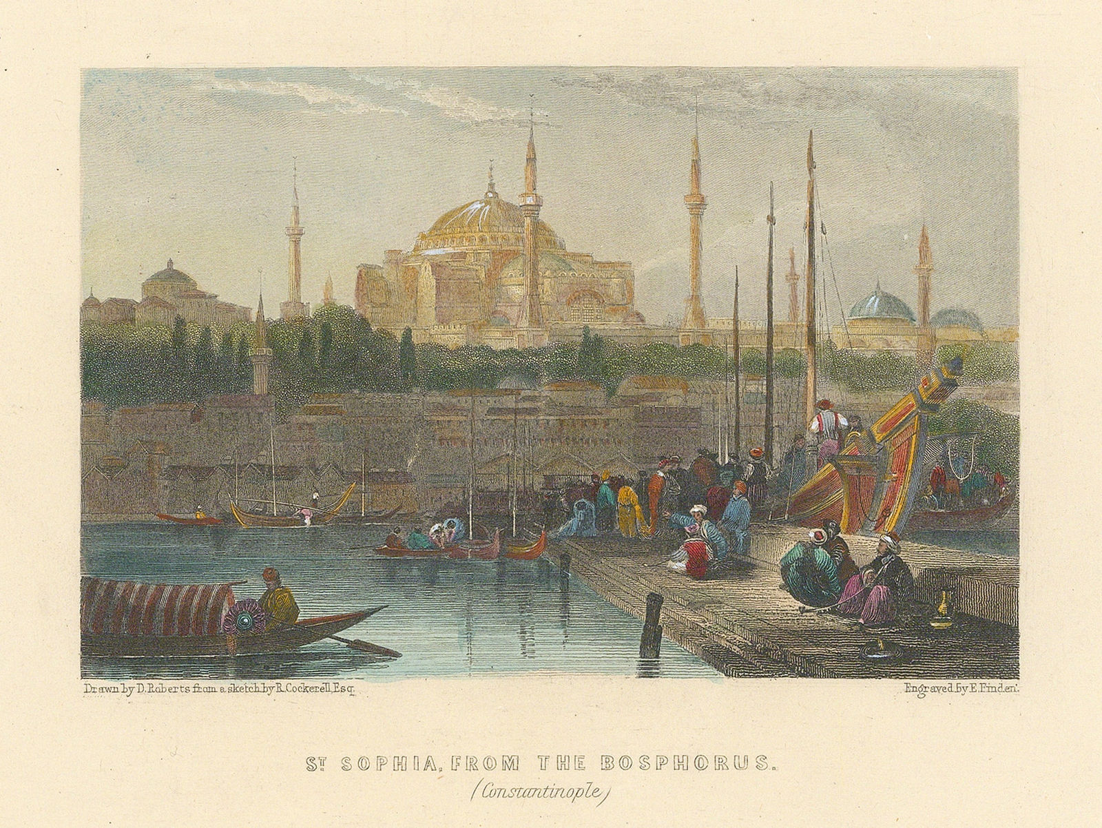 A. Fullarton & Co., Turkey - Istanbul / Constantinople, St Sophia, 1856