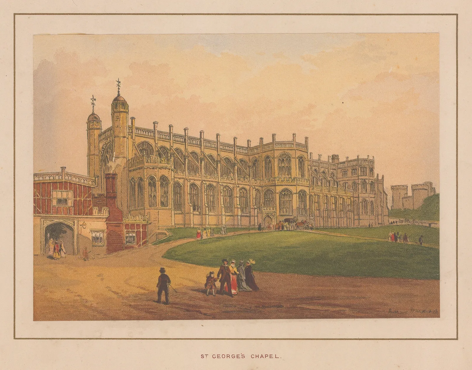Marcus Ward, Windsor - St George's Chapel, 1870 (c.)