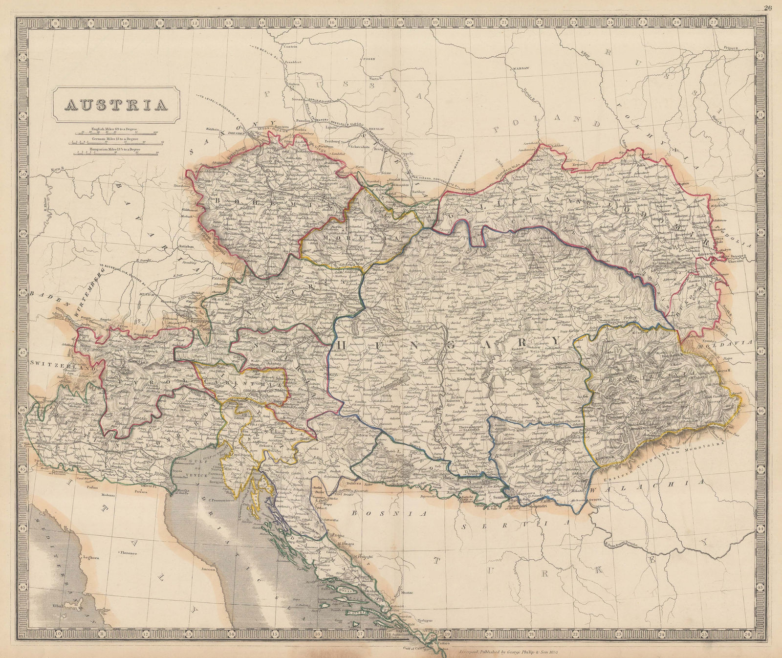 George Philip, Austria, 1853