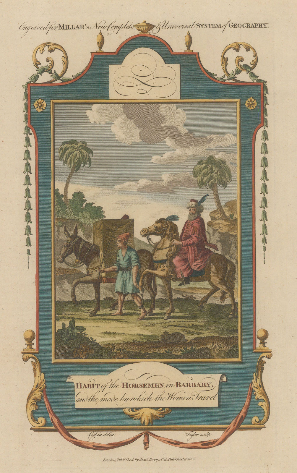 George Henry Millar, Barbary - Habit of the Horsemen, 1777 c.