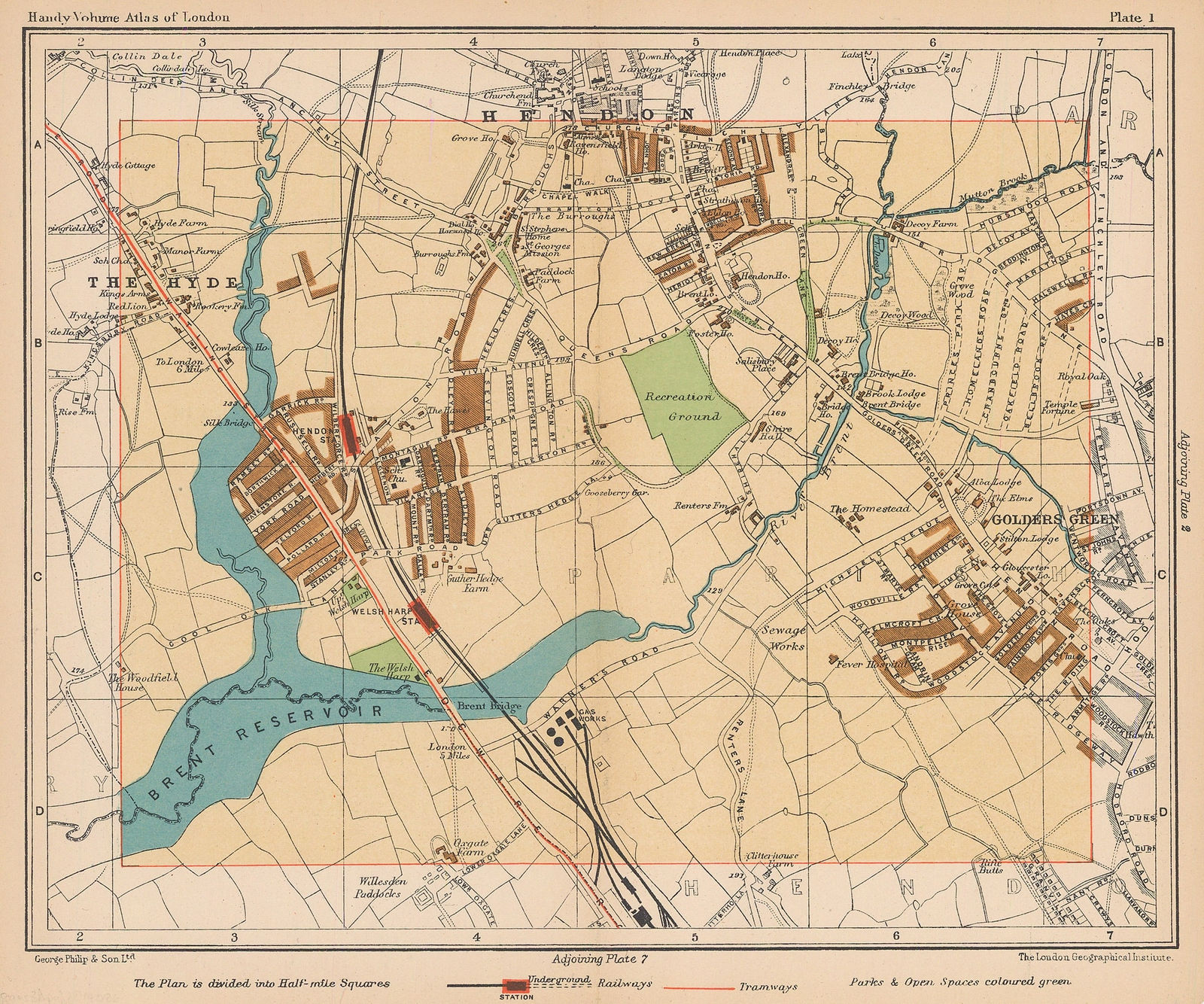 George Philip & Son Ltd., Golders Green, Brent Cross & Hendon, 1900 c.
