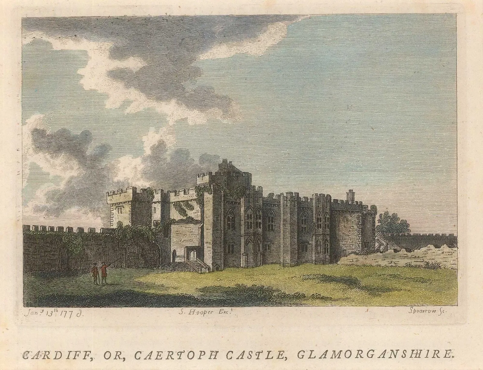 Capt. Francis Grose, Wales - Cardiff Castle, 1772 c.