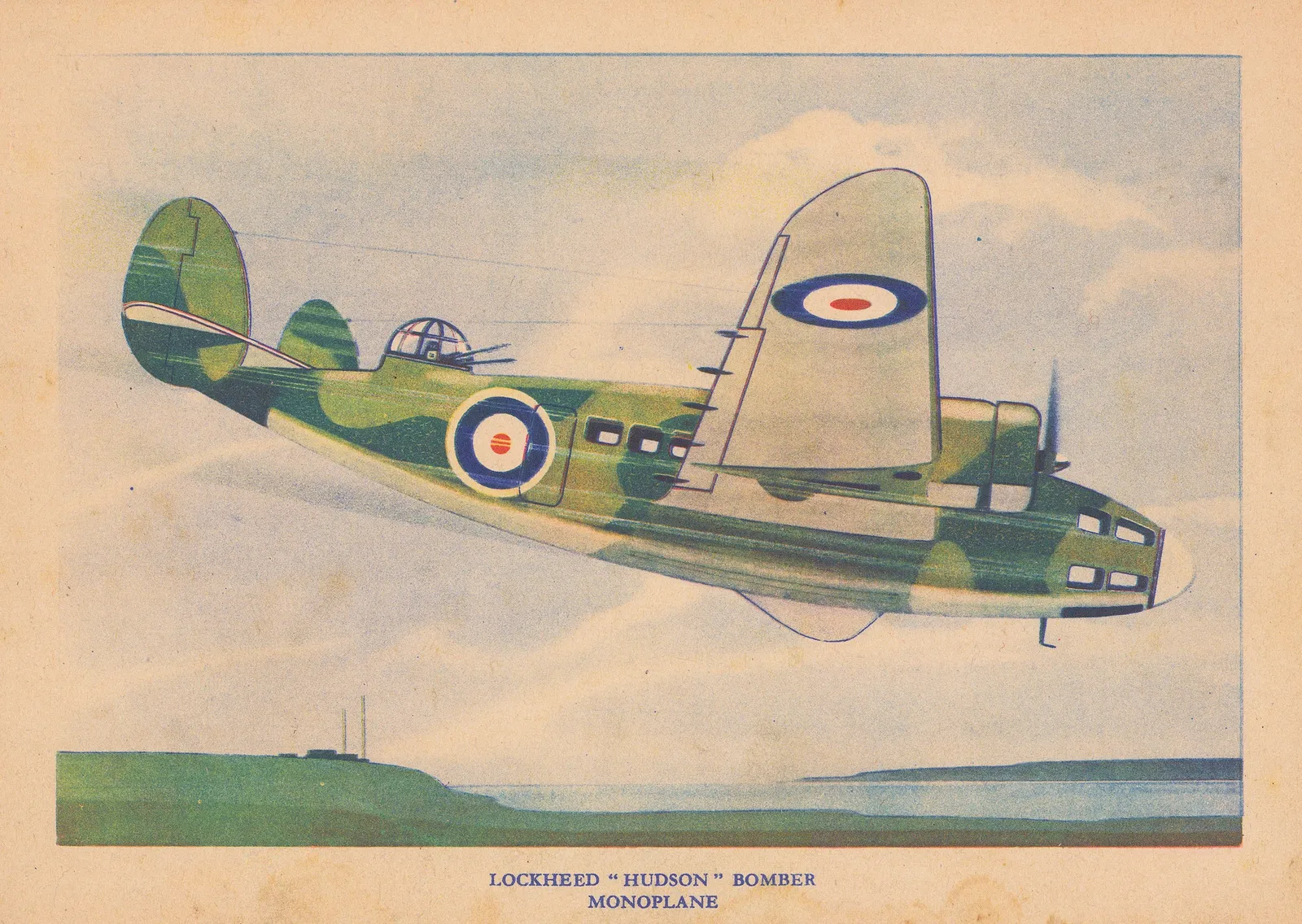 Juvenile Productions, RAF - Bomber, Lockheed "Hudson", 1948 c.