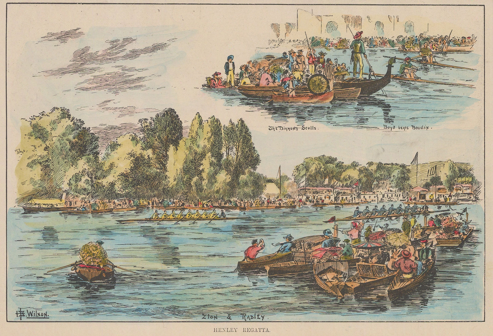 Illustrated Sporting and Dramatic News (ISDN), Rowing - Henley Royal Regatta, 1893