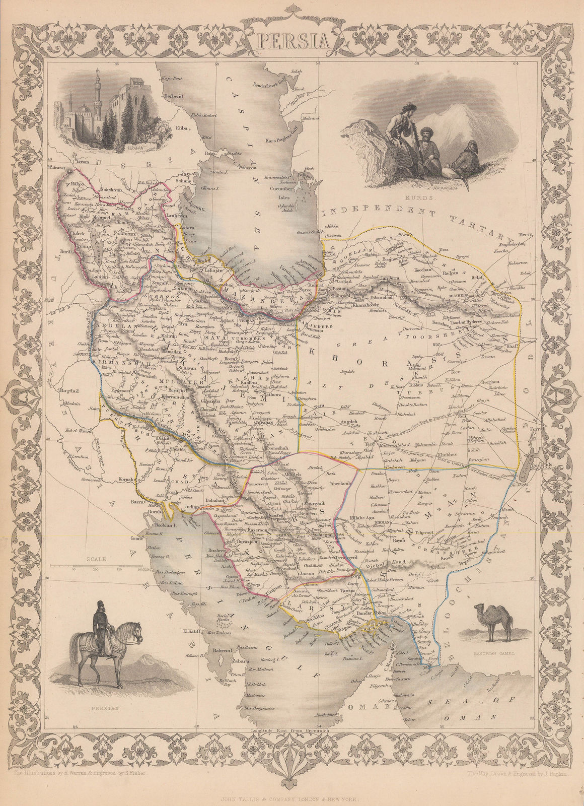 John Tallis, Persia, 1851