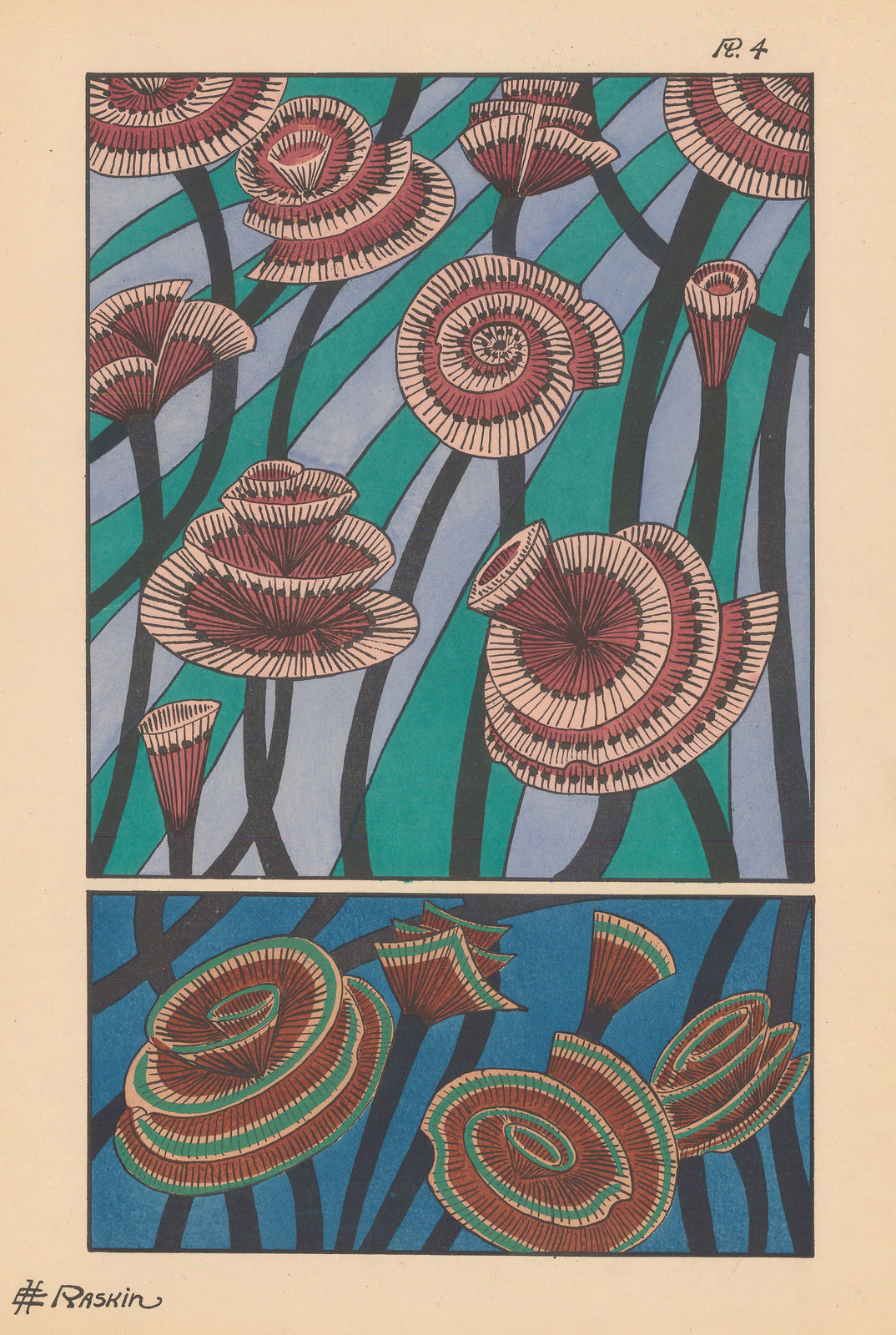 E.H. Raskin, Interiors - Textiles and Wallpaper, 1926